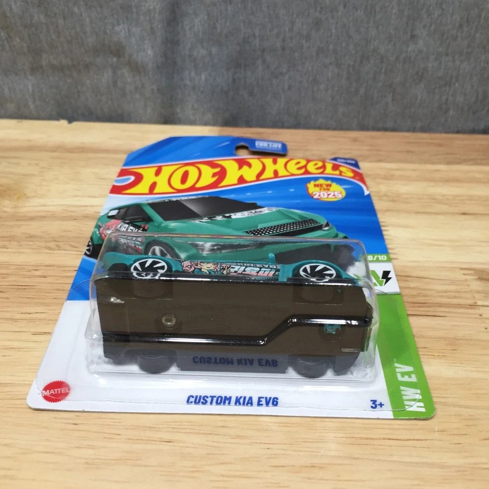 Hot Wheels Toy Car Custom Kia EV6 HW EV 120/250 2025 Teal